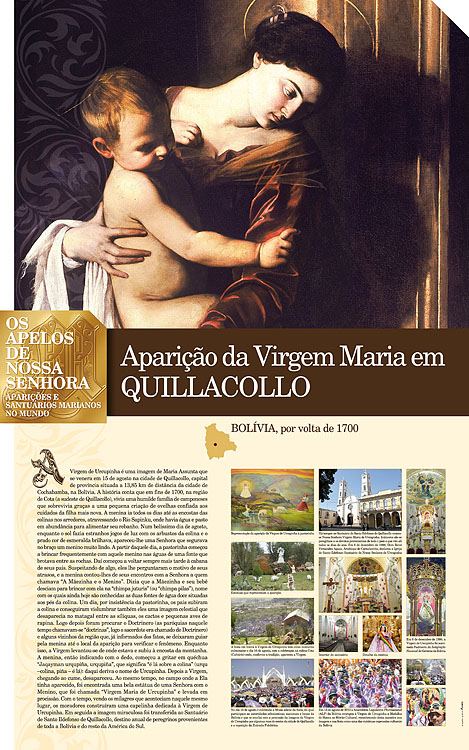 Painel oficial sobre Nossa Senhora de Quillacollo
